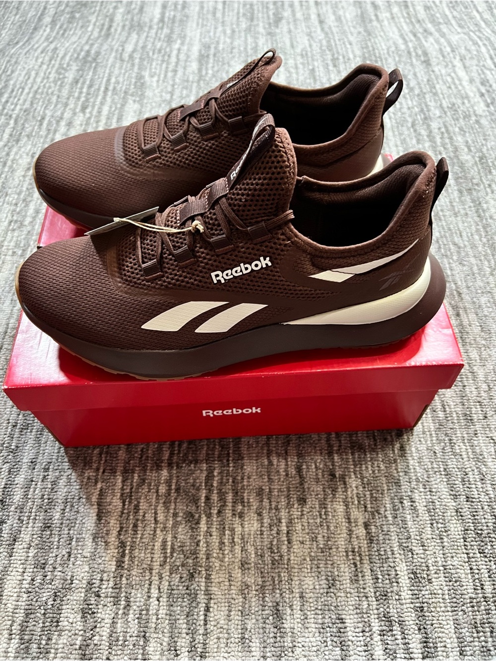 Reebok Running Sneakers GI 2620 Marroni Size 9.5 - Picture 2 of 10